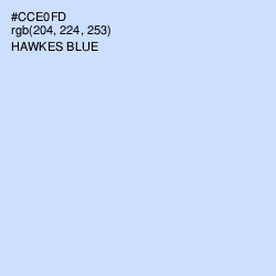 #CCE0FD - Hawkes Blue Color Image